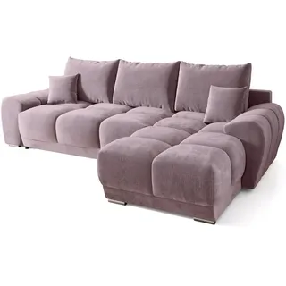 bromarkt Ecksofa Nubes puderrosa