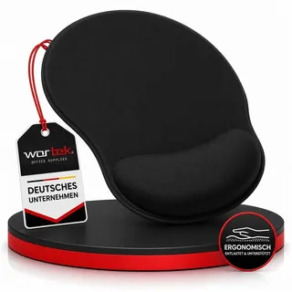 WORTEK Mauspad Ergonomisch Schwarz