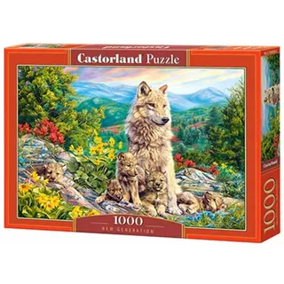 Castorland Puzzle Puzzle New Wolf Generation 1000 Teile, Puzzleteile