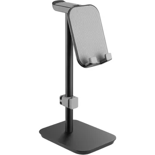 RICOO Headset Handy Halterung Kopfhörer Schreibtisch Ständer Kopfhörerständer Handyständer HH013 Studio TV Gaming PC Kopfhörerhalter Stand Halterung Neigbar Handy-Halter Head-Phone Holder
