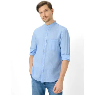 Brax Leinenhemd Style Herrenhemd blau L