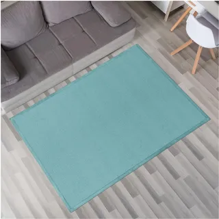 TT Home Krabbelmatte Kinderteppich 200 x 280 cm Blau