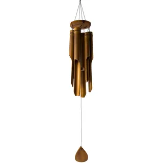 Woru Bambus-Windspiel 40 cm Braun