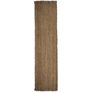 Flair Rugs Läufer Sarita Jute Boucle, Natur, Textil, Bordüre, rechteckig, 60x150 cm, Reach, AZO-frei, Handmade in India, für Fußbodenheizung geeignet, pflegeleicht, Teppiche & Böden, Teppiche, Teppichläufer