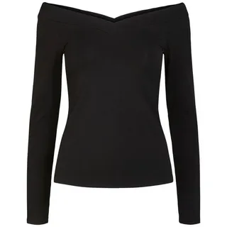 Pieces Pcmaliva Ls Off Shoulder V-Neck Top Noos - XS