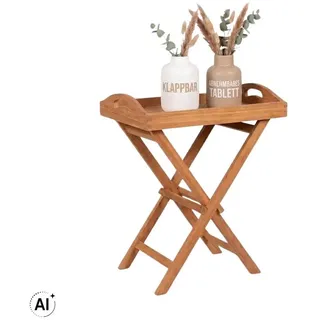 Mr. Deko Norton Gartentisch 0 x 0 x 0 cm Beige/Braun