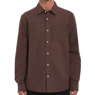 Volcom Hemd Veeco Oxford Hemd Pumice rot - S - S