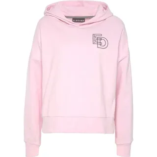 ELBSAND Kapuzensweatshirt mit Logodruck Rosa S