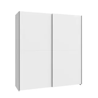 Forte Schwebetürenschrank 170,3 x 190,5 x 61,2 cm Weiß