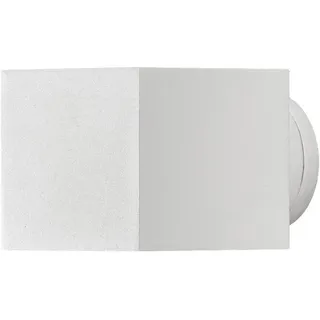 Konstsmide Außenwandleuchte Aluminium, Glas 13,5 x 10 x 9 cm inkl. Halogen G9 25 W weiß