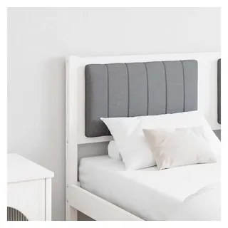 vidaXL Gepolstertes Kopfteil 140 cm Weiß