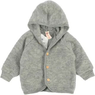 Engel Baby Jacke mit Kapuze Wollfleece - 74/80