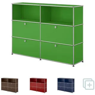 USM Haller Sideboard mit 4 Klapptüren und 2 offenen Fächern