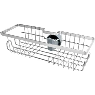 Ziyonix Duschablage Ohne Bohren, Duschablage zum Hängen Duschregal Edelstahl Shampoo Halterung für Dusche Badezimmer Organizer mit großer Kapazität Organizer (Silber)