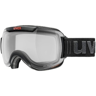 uvex downhill 2000 VP X - Skibrille für Damen und Herren - selbsttönend - polarisiert - black matt/smoke-smoke - one size