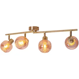 NÄVE Libby 4 E14 gold Glas Metall