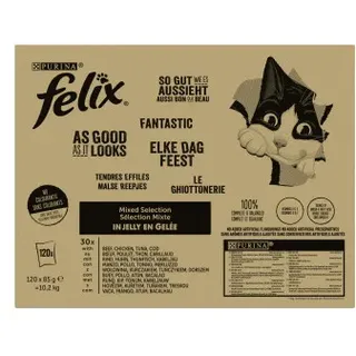 FELIX So gut wie es aussieht Gemischte Vielfalt in Gelee 120 x 85 g