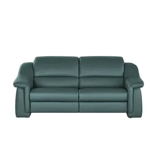 HIMOLLA Ledersofa 2-Sitzer türkis/petrol