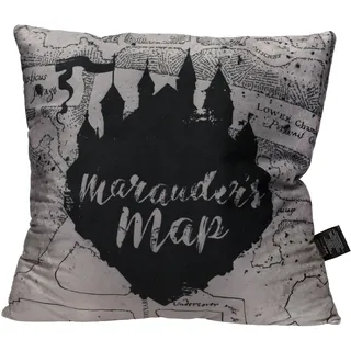 SD Toys Harry Potter Kissen Marauder's Map 45 x 45 cm Grau