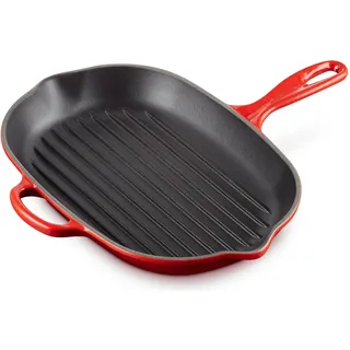 Le Creuset Signature Grillpfanne 26 cm oval kirschrot