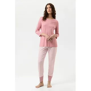 MEY Simple Stripes Pyjama Rosa 38