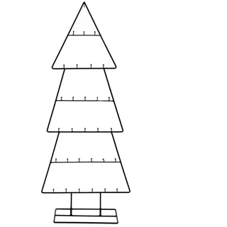 Spetebo Design Metall Tannenbaum schwarz 100 cm