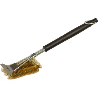 Grillfürst Grillbürste 45 cm Messing schwarz