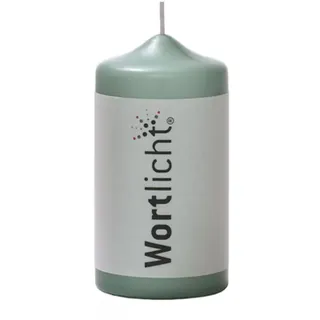 Bulla Design Wortlicht Kerze Weihnachten verbindet - Unparfümiert - Grün - Minimalistisch - Feiertag