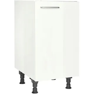 Nobilia Spülenschrank Flash 45 x 58,3 x 87 cm Weiß