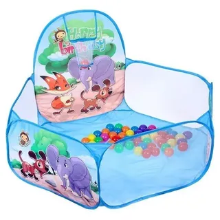 Basketball Bällebad Faltbar Bällepool  Pop Up Zelt Kinderspielzelt (ohne Bälle )