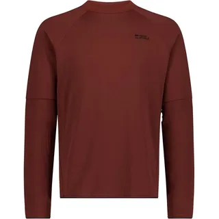 Mons Royale Quad Merino Fleece Pullover Rot L