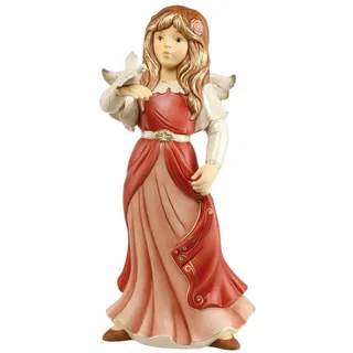 GOEBEL Figur Himmlischer Bote, Weihnachten, Himmelsboten, Steingut, Bordeaux