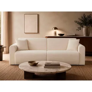 OTTO home 3-Sitzer JONAA Schlafsofa 225 cm, Liegefläche 105/187 cm, softer Cord-Bezug beige