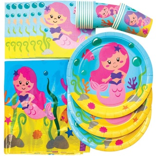 Partyset Meerjungfrauen (pro Set) Partyzubehör