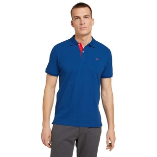 TOM TAILOR Poloshirt Polo Shirt BASIC POLO 5339 in Blau blau|schwarz S