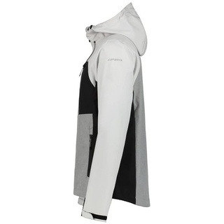 Icepeak Brooker Softshelljacke für Herren mit Kapuze, Farbe:Grau, Größe:54