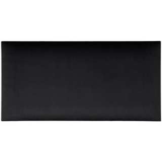 Fllow Deko-Wandpolster Velvet  (Schwarz, L x B: 60 x 30 cm)