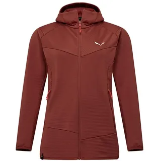 Salewa Puez Altavia Polarlite Kapuzenfleece Damen Etruscan Red L