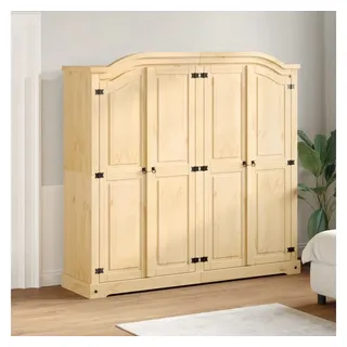 vidaXL Kleiderschrank Corona 194 x 186 x 52 cm Braun