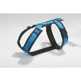 anny-x Brustgeschirr Fun schwarz blau - Gr. XL