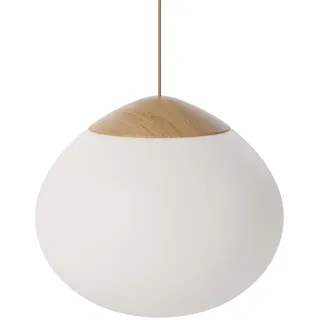 Bolia - Acorn Pendelleuchte Ø 41 cm, Eiche geölt / Opalglas matt