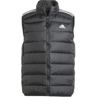 Adidas Essentials 3-Streifen Light Daunenweste Herren Weste, schwarz - M