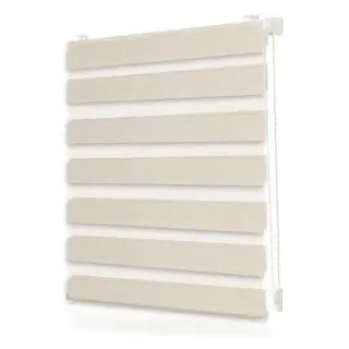 Lichtblick Duo Rollo / Doppelrollo Klemmfix 60 x 150 cm natur