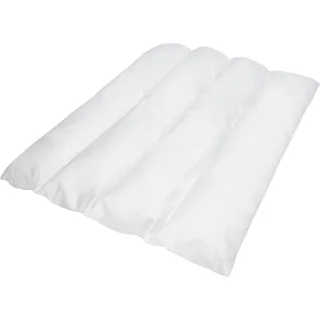 Theraline Gekammertes Beinkissen Mikroperlen 75 x 75 cm weiß