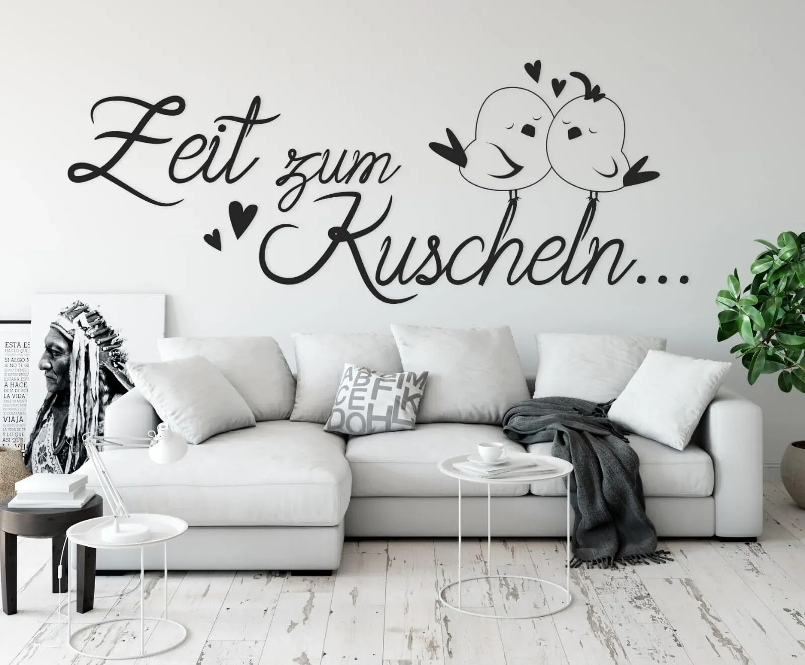Timalo Wandtattoo „Kuschelecke Mit Sternen“ – 200x85 Cm, Enzianblau, Rückstandslos Entfernbar