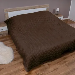 BestLivings Tagesdecke 220 x 240 cm Braun