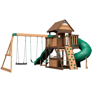Backyard Discovery Spielturm Cedar Cove aus Holz Braun