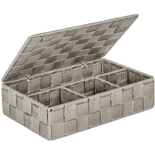 Wenko Aufbewahrungskorb Mod. Adria klein 26 x 17 x 8 cm taupe