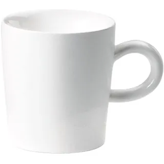 KAHLA 394724A90039C Five Senses Espressotasse 0,09 l | weißer Espressobecher 90ml aus Porzellan