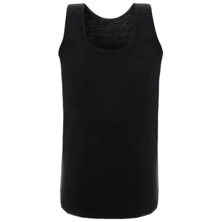4er Pack Herren Unterhemd Achselhemd Tanktop 100% Baumwolle Schwarz